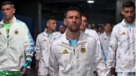 El video completo de la charla previa de Messi y la salida al campo en la final: ¿pasó algo raro?