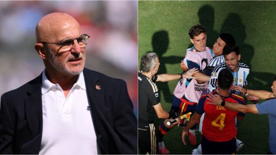El enojo de Luis de la Fuente con los jugadores de la Selección Argentina tras los incidentes en la final