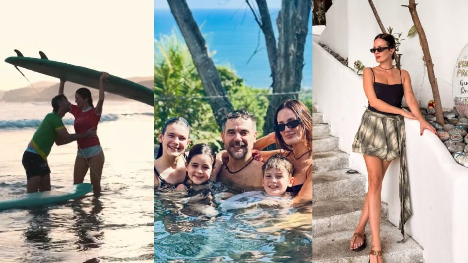 Las vacaciones de Paula Chaves y Pedro Alfonso