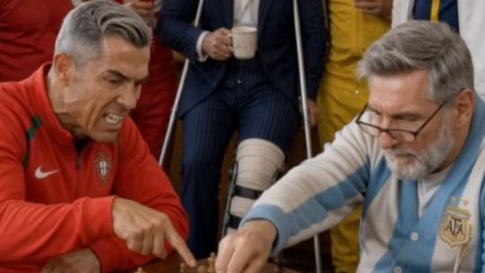 El video con IA de las estrellas del Mundial en un geriátrico