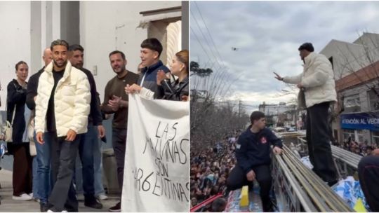 El emotivo homenaje a Nico González en Escobar: recorrido en autobomba y ovación popular