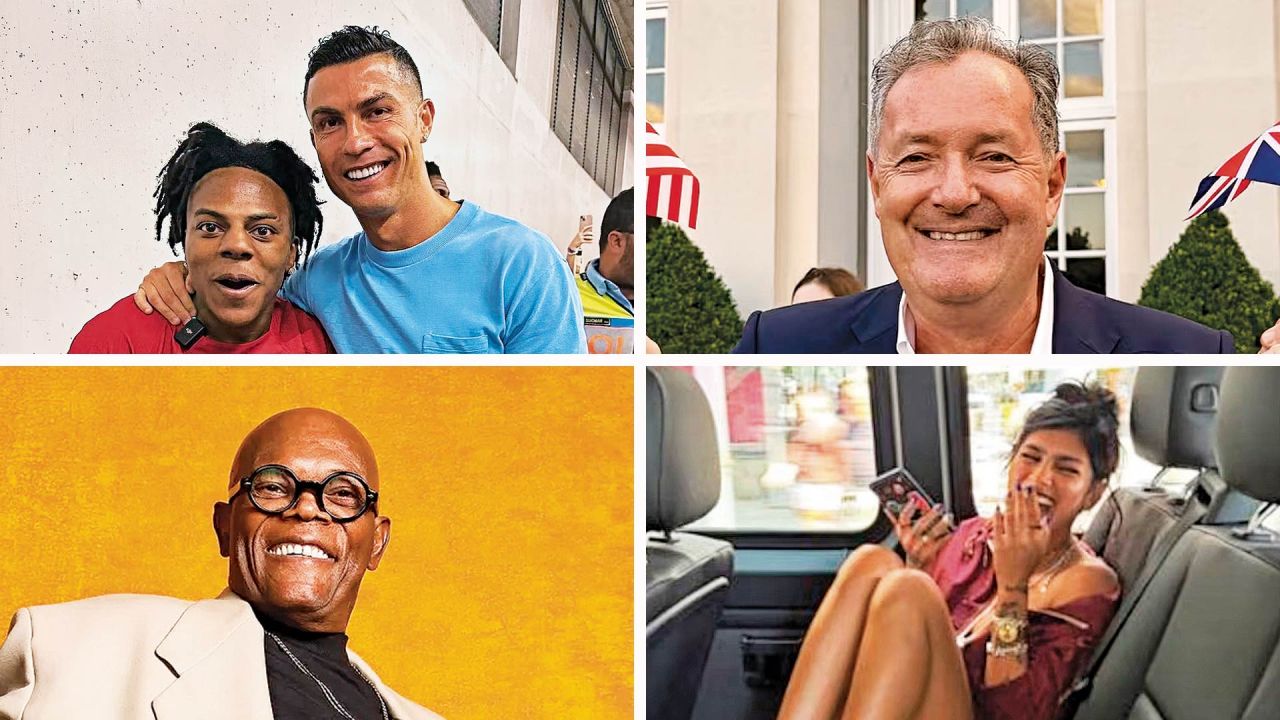 El influencer Speed (fanático de Cristiano Ronaldo), Samuel L. Jackson, el periodista inglés Piers Morgan y la actriz Mia Khalifa, aprovecharon el Mundial para pronunciarse en contra de Argentina. | Foto:Cedoc