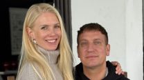 Entramos al jardín de Maxi López y Daniela Cristiansson: piscina clásica, hortensias y un rincón especial para sus hijos