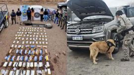 Desarticulan red que enviaba 200 kilos de cocaína de Salta a Buenos Aires