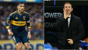 Leandro Paredes y el Vasco Arruabarrena