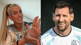 Kelci-Rose Bowers y Lionel Messi