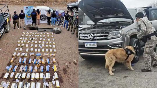 Desarticulan red que enviaba 200 kilos de cocaína de Salta a Buenos Aires