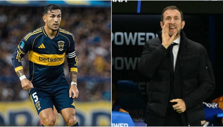 Leandro Paredes y el Vasco Arruabarrena