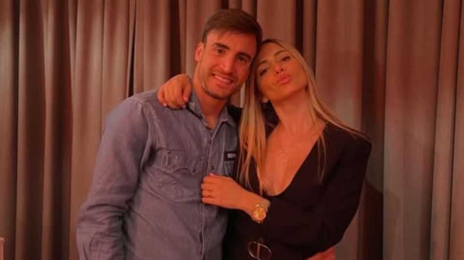 Nicolás Tagliafico y Carolina Calvagni