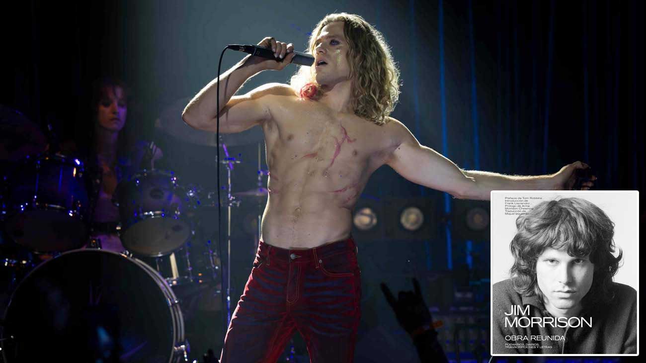 En escena. Sam Reid como El Vampiro Lestat en un gesto Jim Morrison (der.).