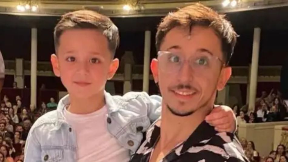 Rodrigo Noya y su hijo Bautista