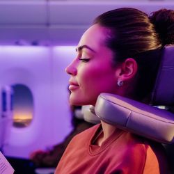 Apoyacabezas u-dream en Economy de Emirates.