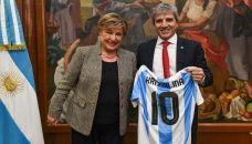 Kristalina Georgieva, Luis Caputo y el equipo económico 27072026