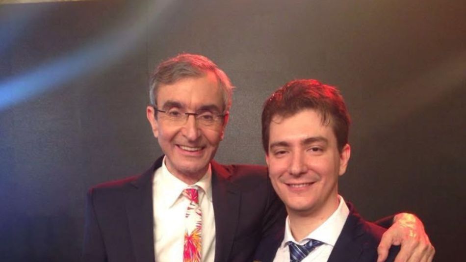 Ariel Tarico con Nelson Castro