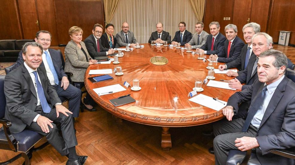 Kristalina Georgieva, Luis Caputo y el equipo económico 27072026