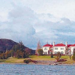 La mansión de Lewis en Lago Escondido | Foto:CEDOC