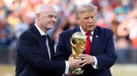 Gianni Infantino y Donald Trump