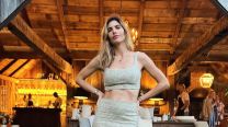 Delfina Blaquier mostró la nueva decoración de su living: estilo boho chic, sillón de ratán y lámparas de diseño