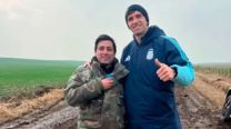Dibu Martínez y Leonardo Albarracín