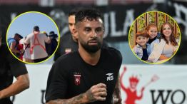 Lucas Trejo y su familia