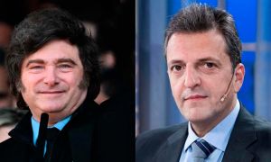 Javier Milei y Sergio Massa 28072026