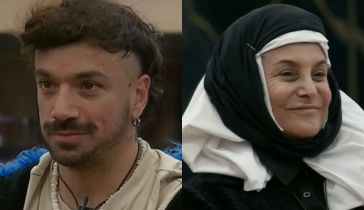 Sebastián Cola y Alejandra Majluf en Gran Hermano Generación Dorada