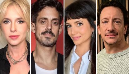 Carla Peterson, Agustín Rada, Griselda Siciliani y Nico Vázquez