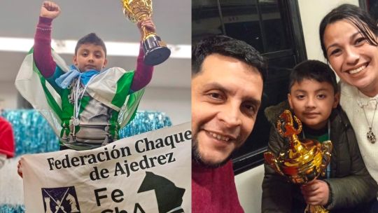 Noah Zalazar, el niño chaqueño de 6 años que jugará el Mundial de Ajedrez Sub-7