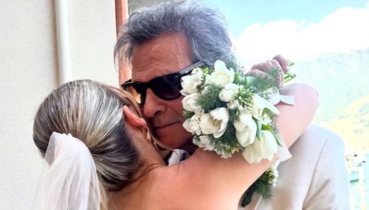 Las fotos del casamiento secreto de Claudio Rígoli en Italia: quién es Elisa Comparin, su esposa