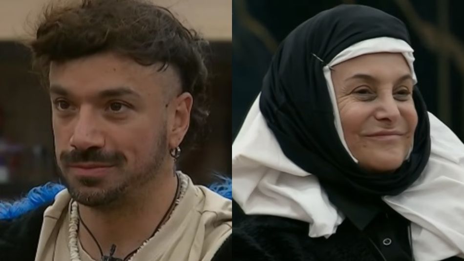 Sebastián Cola y Alejandra Majluf en Gran Hermano Generación Dorada