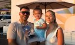 El Kun Agüero, Sofía Calzetti y Olivia en Nueva York: las tiernas postales