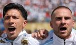 Con guardaespaldas: Alexis Mac Allister y Licha Martínez preocupados por el odio antiargentino en Inglaterra
