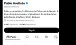 La ironía de Fernando Iglesias con Pablo Avelluto y el bloqueo de su cuenta en X