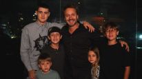 Benjamín Vicuña y sus hijos