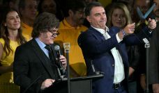 Javier Milei y Flávio Bolsonaro 29072026