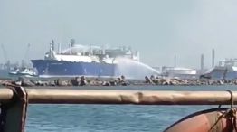 Dron iraní impacta en un buque cisterna de gas estadounidense 29072026