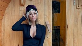 Así es la increíble cabaña de Noelia Marzol en San Martín de los Andes: construida con madera, estufa hogar XL y baño vintage