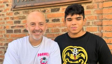 José María Muscari y su hijo