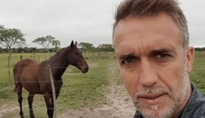 Gabriel Omar Batistuta en el campo