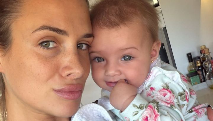 Cami Homs compartió el emocionante momento que está viviendo junto a su bebé Aitana