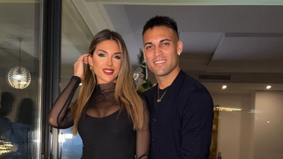 Agustina Gandolfo y Lautaro Martínez