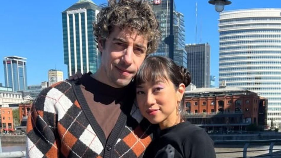 Débora Nishimoto y Esteban Lamothe