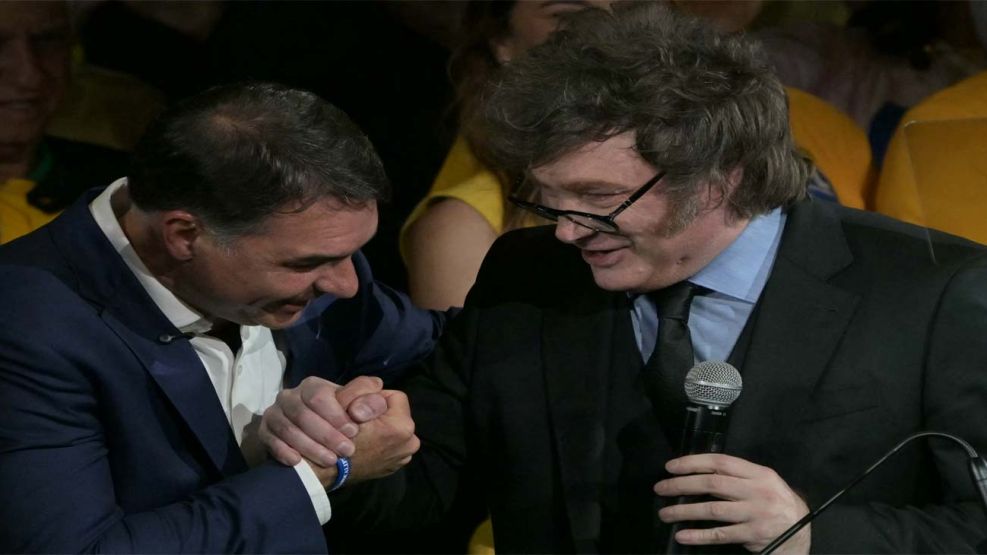 Javier Milei y Flávio Bolsonaro 29072026