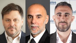 Leandro Santoro, Agustín Dattelis y Nicolás Otero