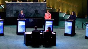 Rafael Grossi quedó detrás de Grynspan y Rodrigues-Birket en el primer sondeo en la ONU