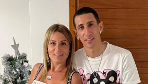 Ángel Di María y Jorgelina Cardoso