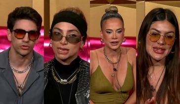 Matías Hanssen, Sol Abraham, Cinzia Francischiello y Luana Fernández en Gran Hermano Generación Dorada