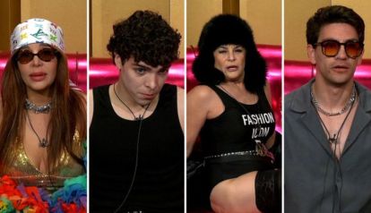 Charlotte Caniggia, Juanicar, Alejandra Majluf y Matías Hanssen en Gran Hermano
