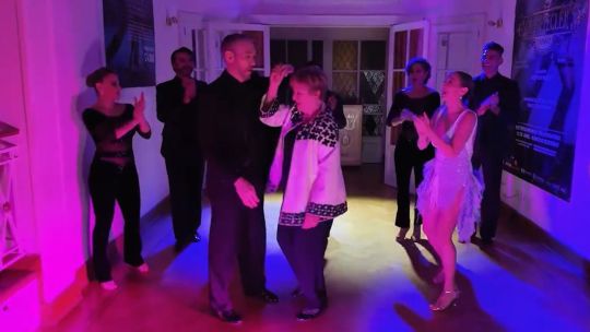 "¡No podía irme de Argentina sin probar un poco de tango!": Kristalina Georgieva bailó con Mora Godoy