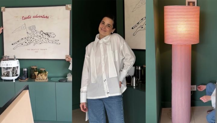 Flor Torrente abrió las puertas de su hogar renovado: estilos fusionados y cuadros significativos